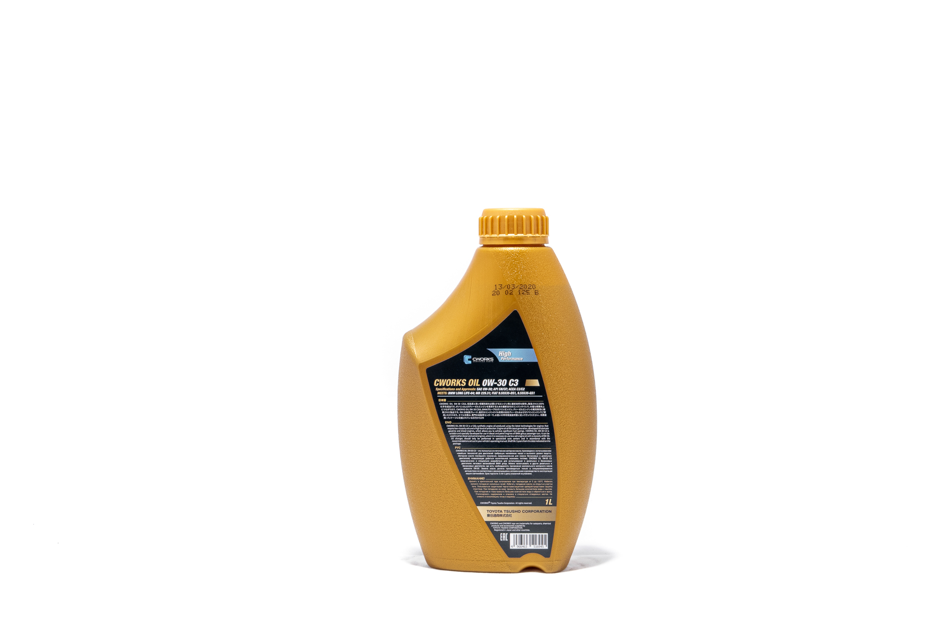 CWORKS OIL 0W-30 C3, 1L Масло моторное A130R5001