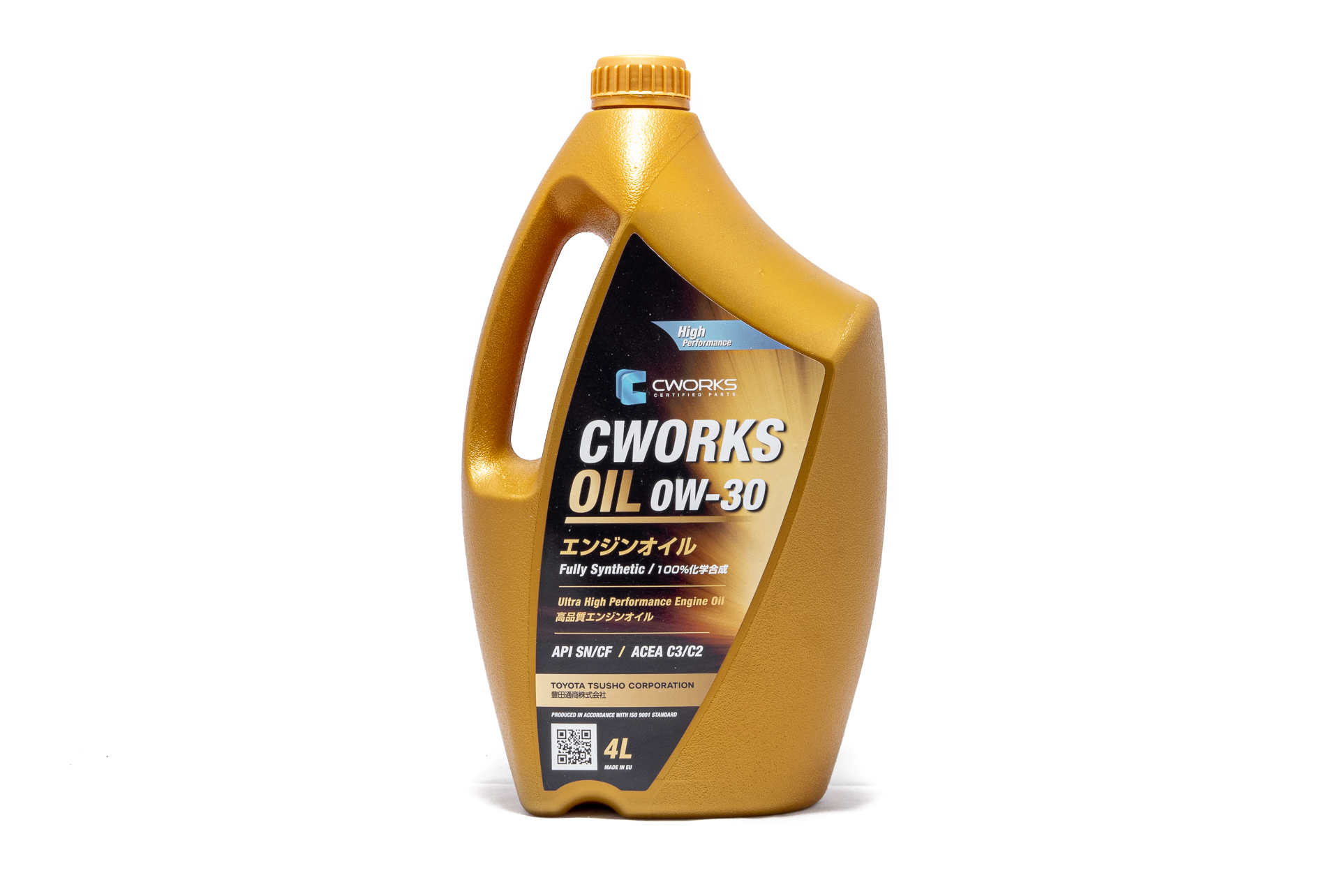 CWORKS OIL 0W-30 C3, 4L Масло моторное A130R5004